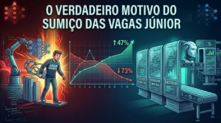 A vaga de júnior não sumiu por causa da IA — sumiu porque a rampa de entrada foi automatizada